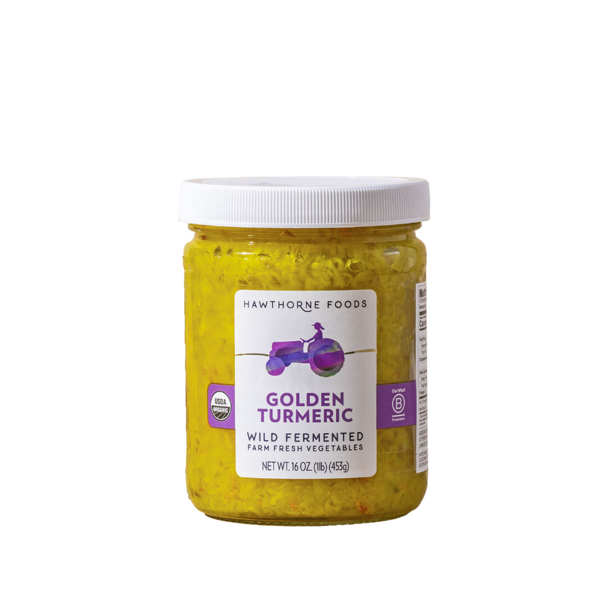 Hawthorne Foods Golden Turmeric Sauerkraut 16 OZ