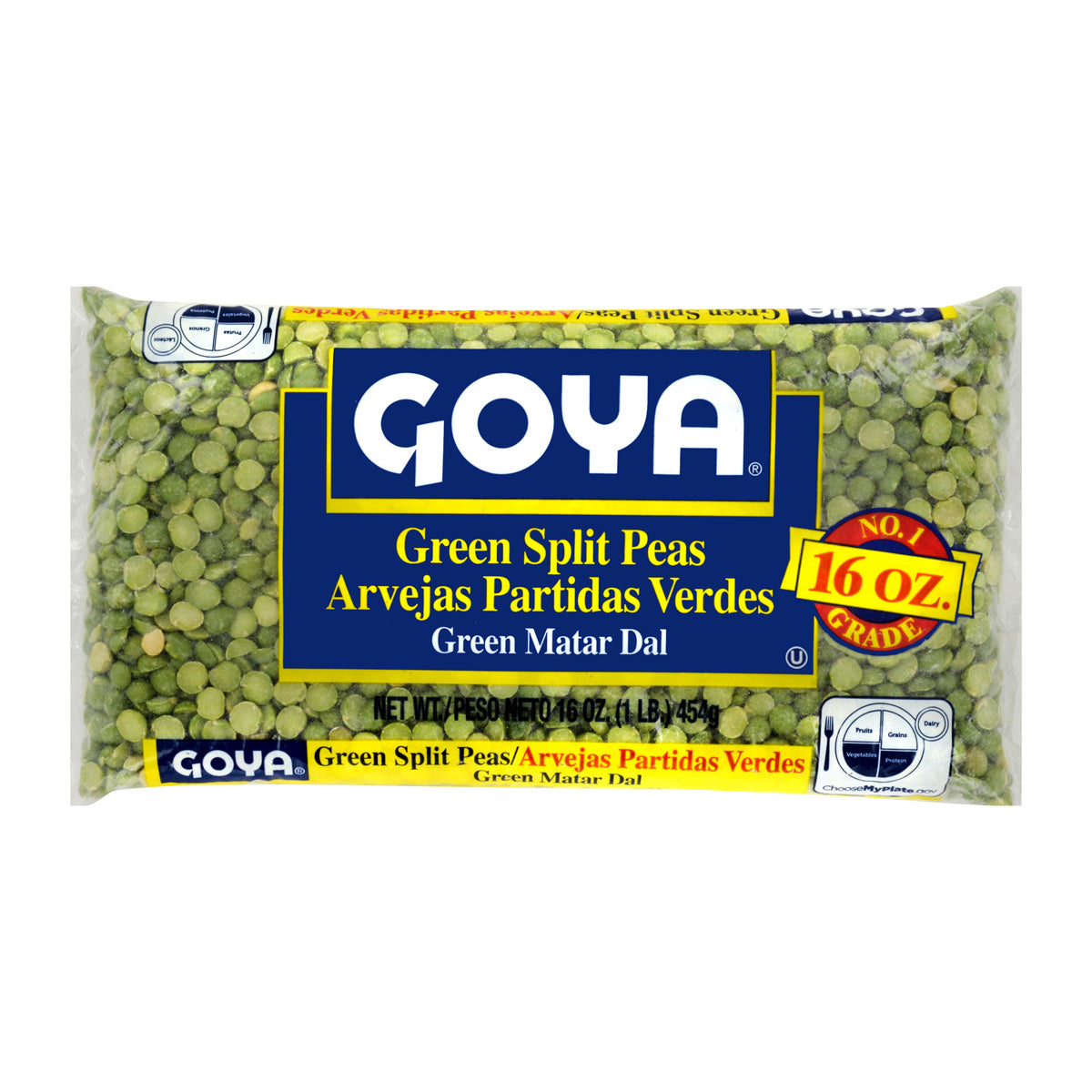 Wholesale Goya Green Split Peas 16 OZ-24ct Case Bulk