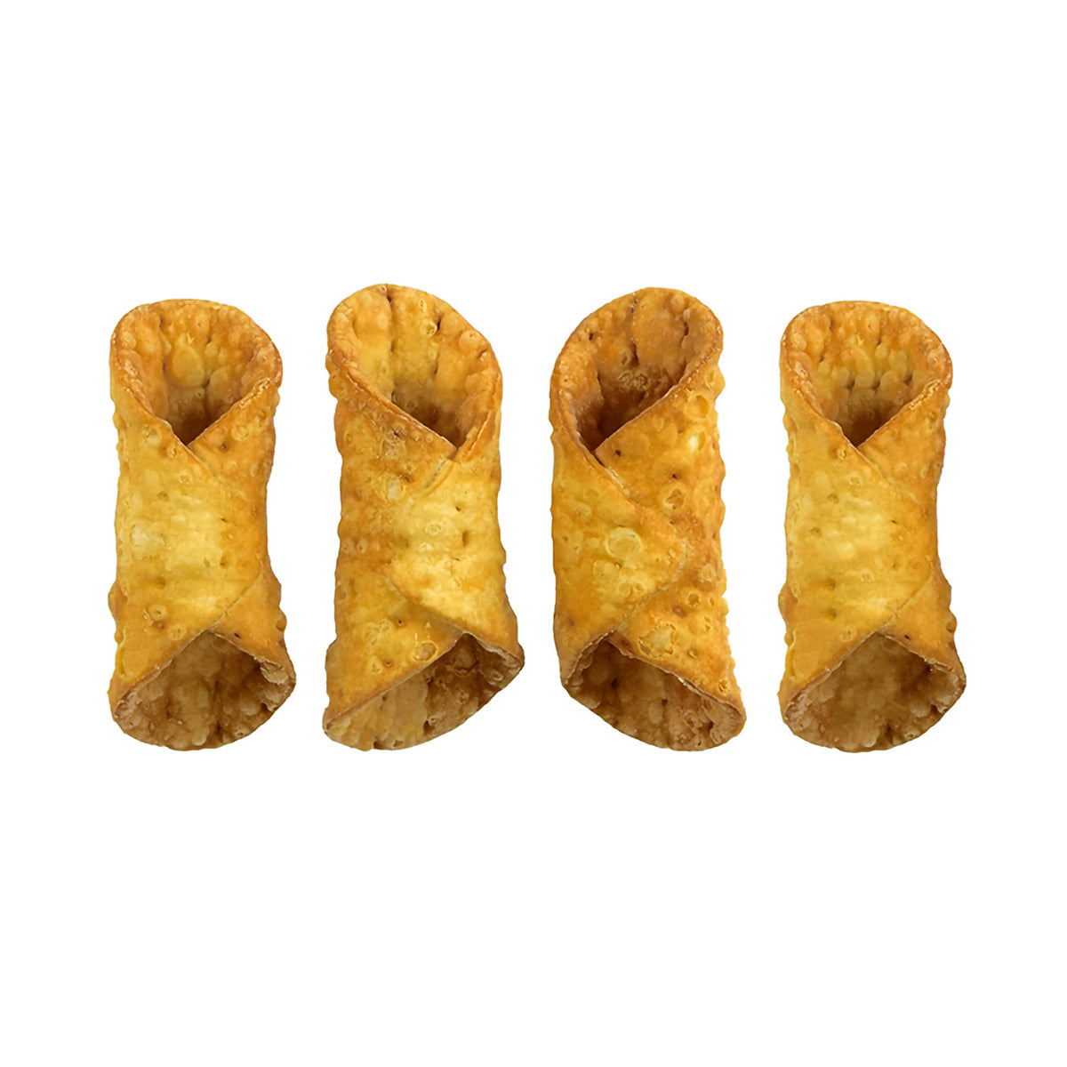 Wholesale Golden Cannoli 2 inch Mini Cannoli Shells- Bulk