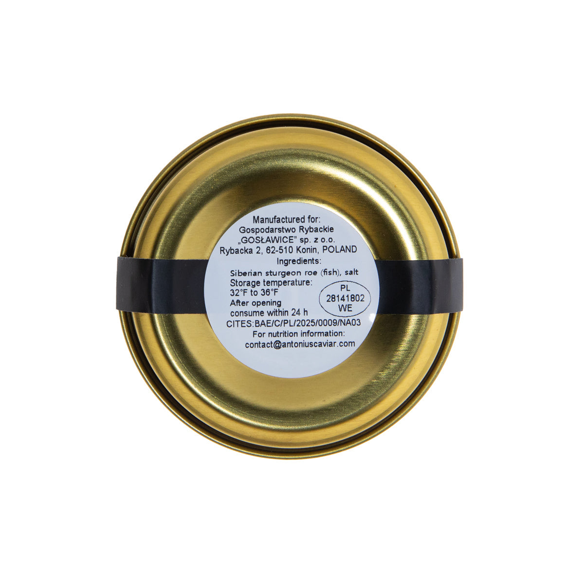 Wholesale Antonius Polish Osetra Sturgeon Caviar- Bulk