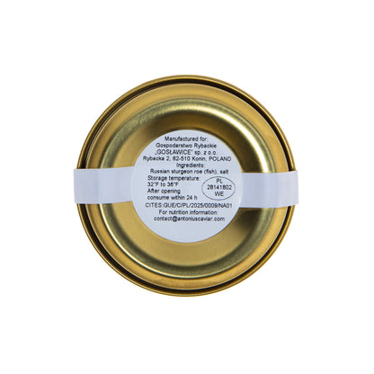 Wholesale BoxNCase Polish Siberian Sturgeon Caviar- Bulk