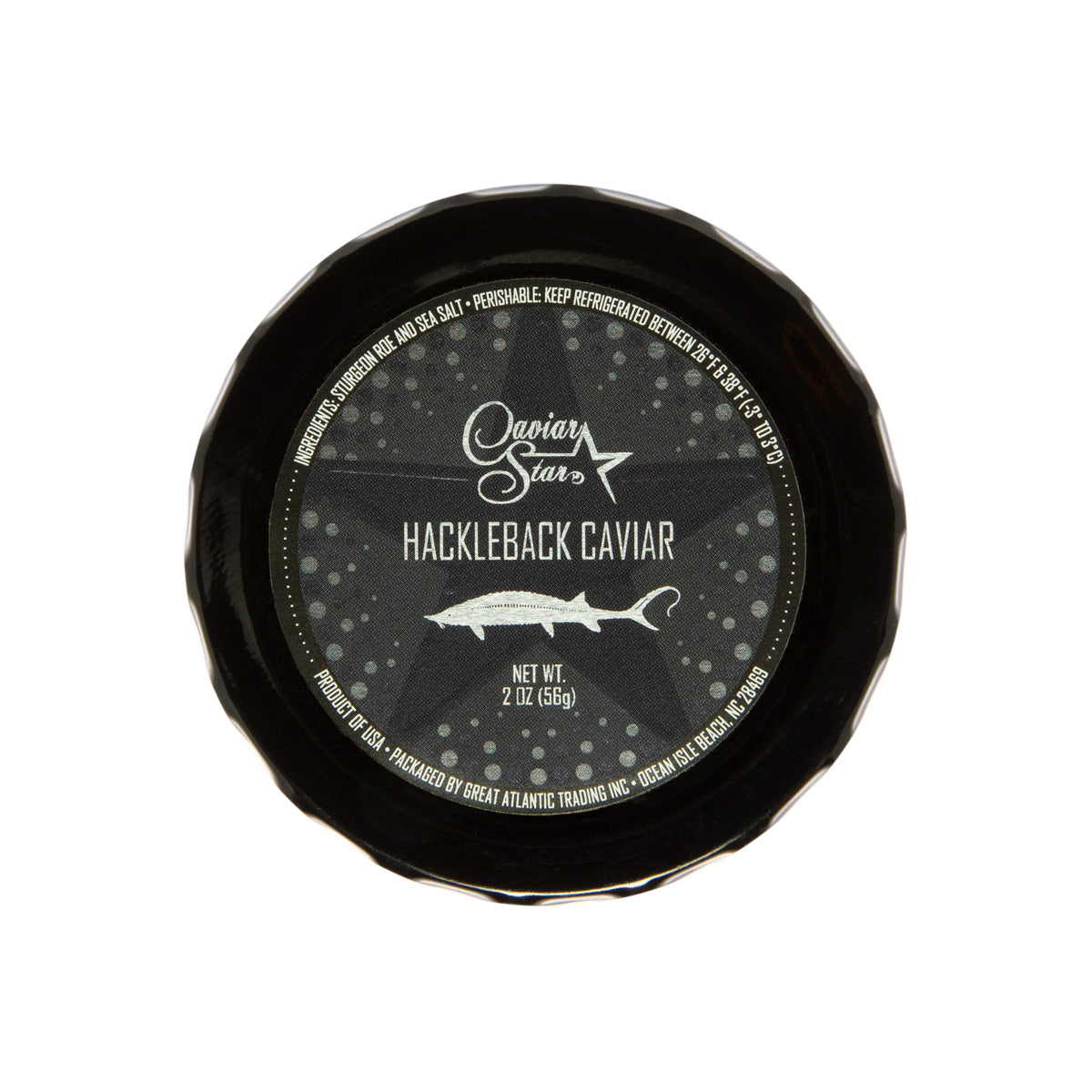 Caviar Star American Wild Hackleback Sturgeon Caviar