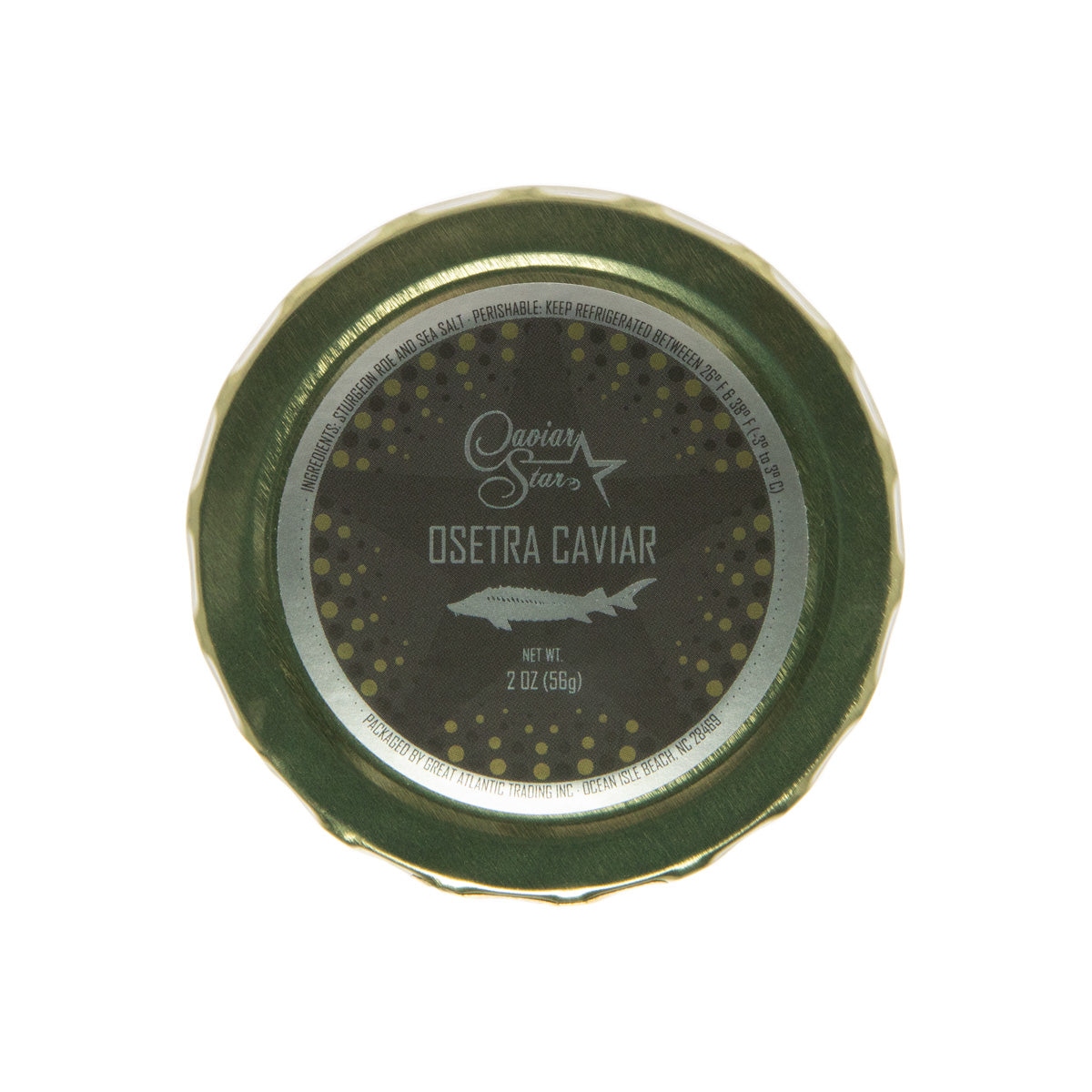 Caviar Star Belgian Reserve Osetra Sturgeon Caviar