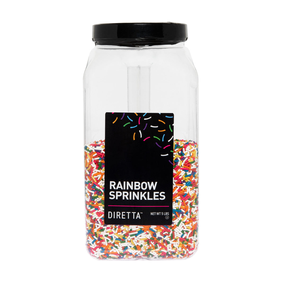 Wholesale Diretta Rainbow Sprinkles 5 LB- Bulk