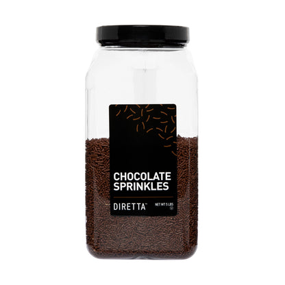 Wholesale Diretta Chocolate Sprinkles 5 LB- Bulk