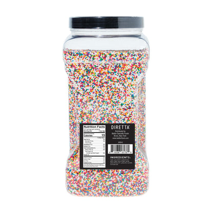 Wholesale Diretta Rainbow Nonpareils Sprinkles- Bulk