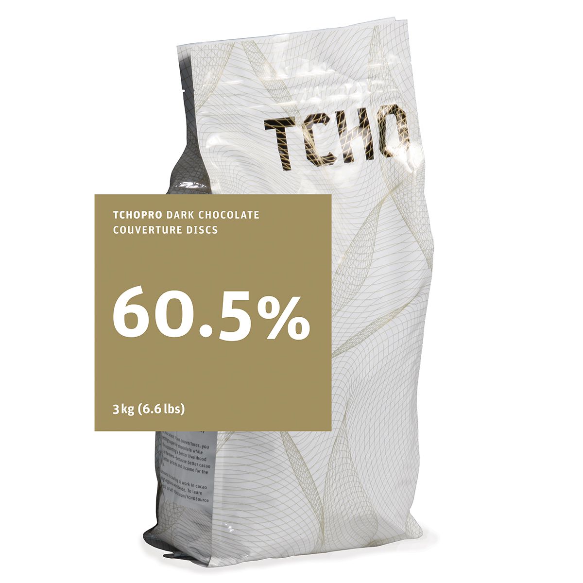 Wholesale Tcho 60.5% Dark Drops 3 KG-3 KG Bulk