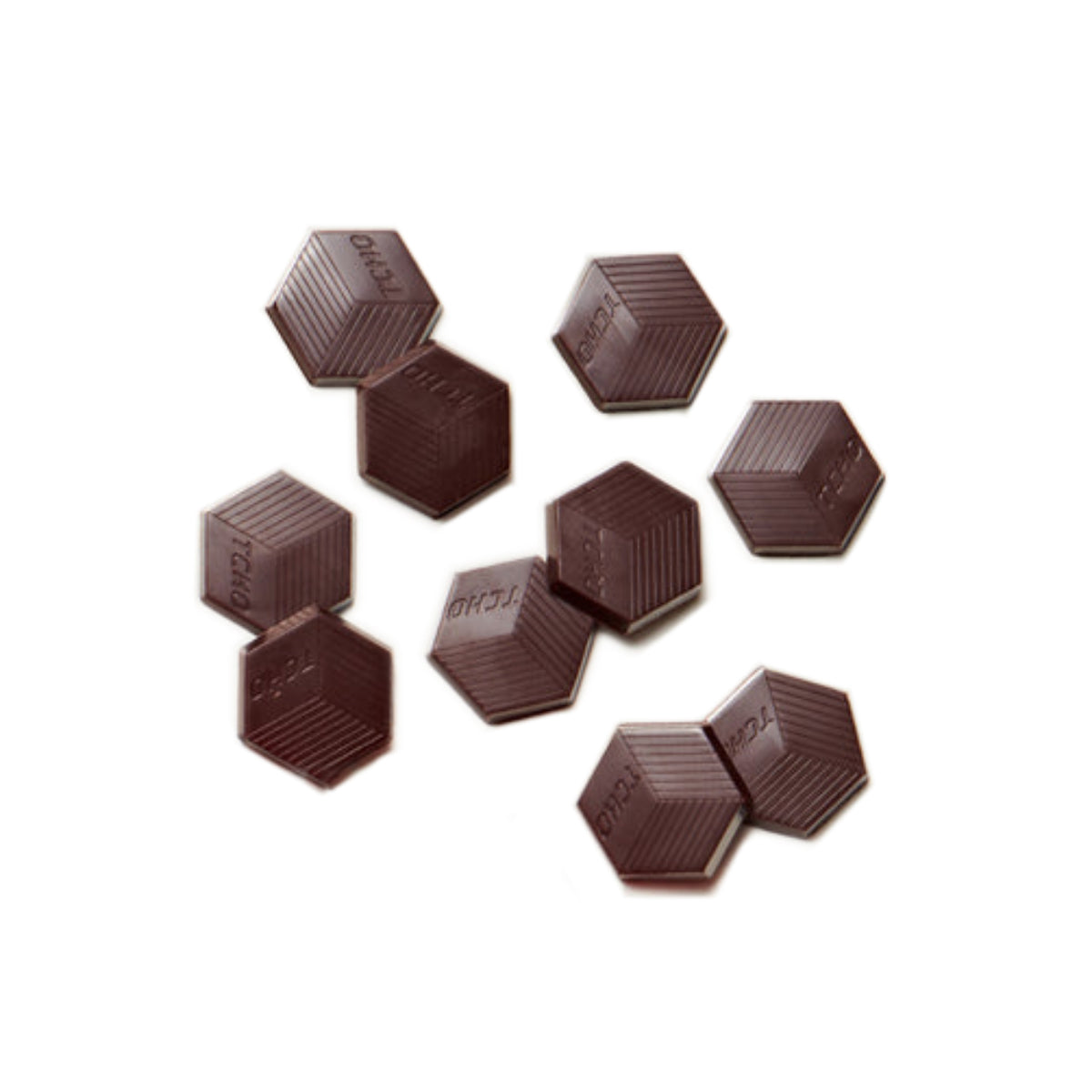 Wholesale Tcho Chocolate 81% Dark Chocolate Couverture Hexagons- Bulk