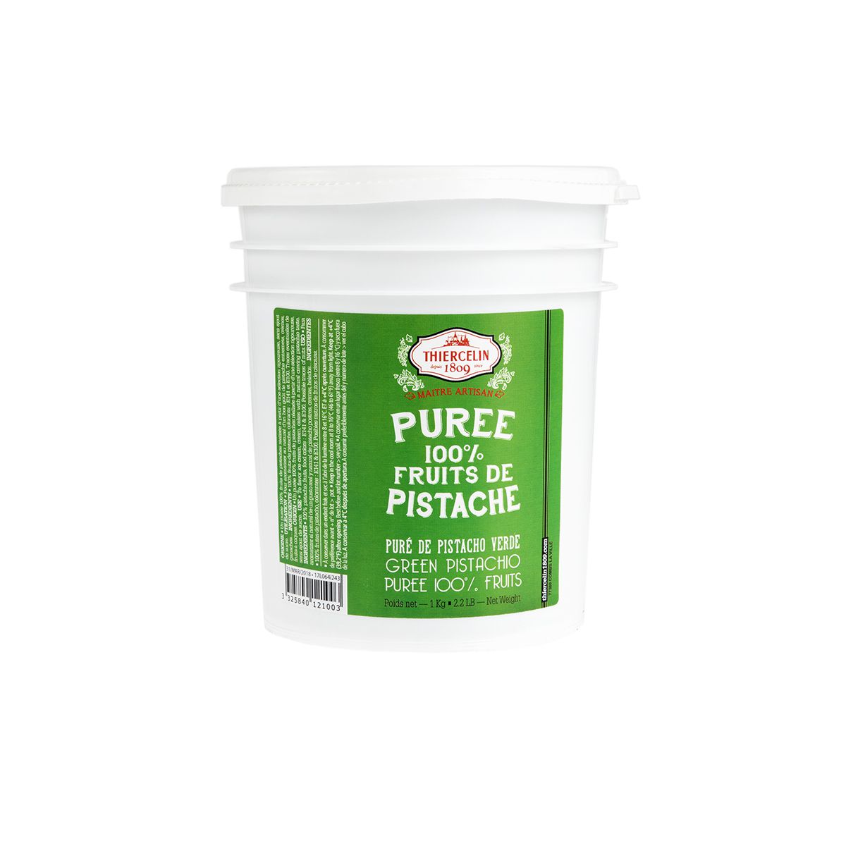 BoxNCase Pure Pistachio Paste 2.2 lb Tub
