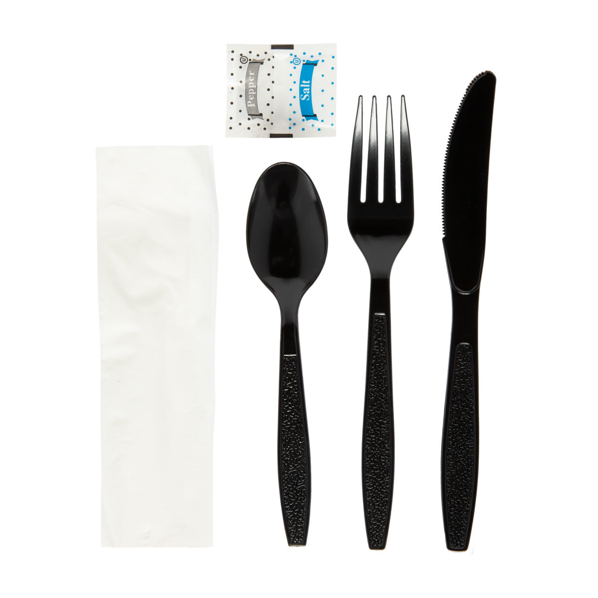 Wholesale BoxNCase Wrapped Fork, Knife & Spoon Pack-250 CT Bulk