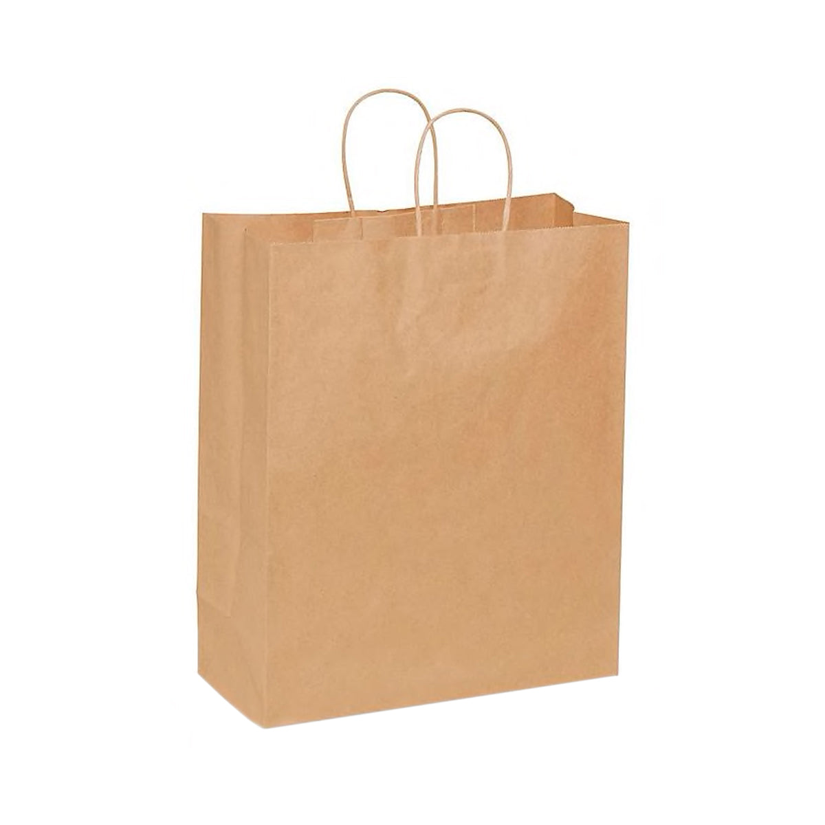 Wholesale BoxNCase Kraft Shopping Bag With Handles-250 CT Bulk