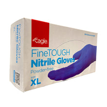 Wholesale Eagle Extra Large FineTOUGH Powder Free Nitrile Blue Gloves 200 CT- Bulk