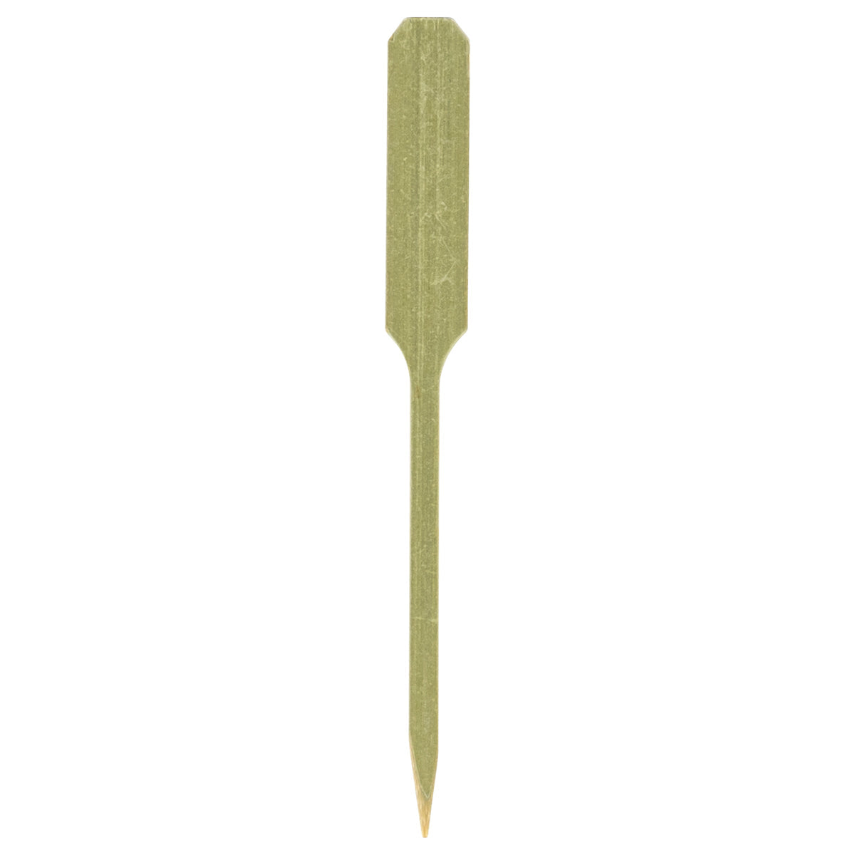 Wholesale Restaurantware Natural Bamboo Oar Skewer - 3.5in x 1.5in 100 CT-10ct Case Bulk