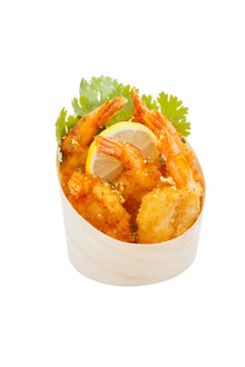 Wholesale Restaurantware 7 oz Round Natural Wood Medium Incline Cup- Bulk