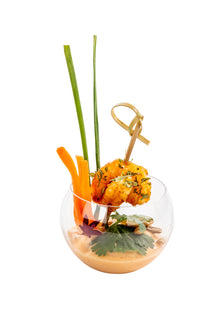 Wholesale Restaurantware 2 oz Sphere Clear Plastic Cup 5 CT-20ct Case Bulk