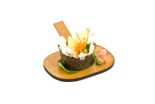 Wholesale Restaurantware Deco Oval Natural Bamboo Serving Disk - 4in x 3in- Bulk