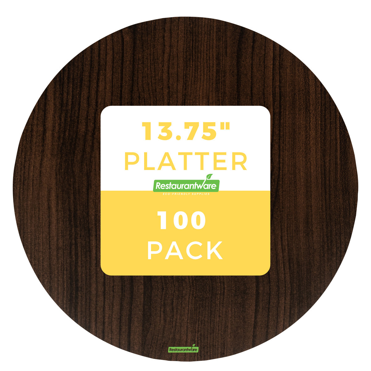 Restaurantware Round Dark Cardboard Cheese Board 10 CT