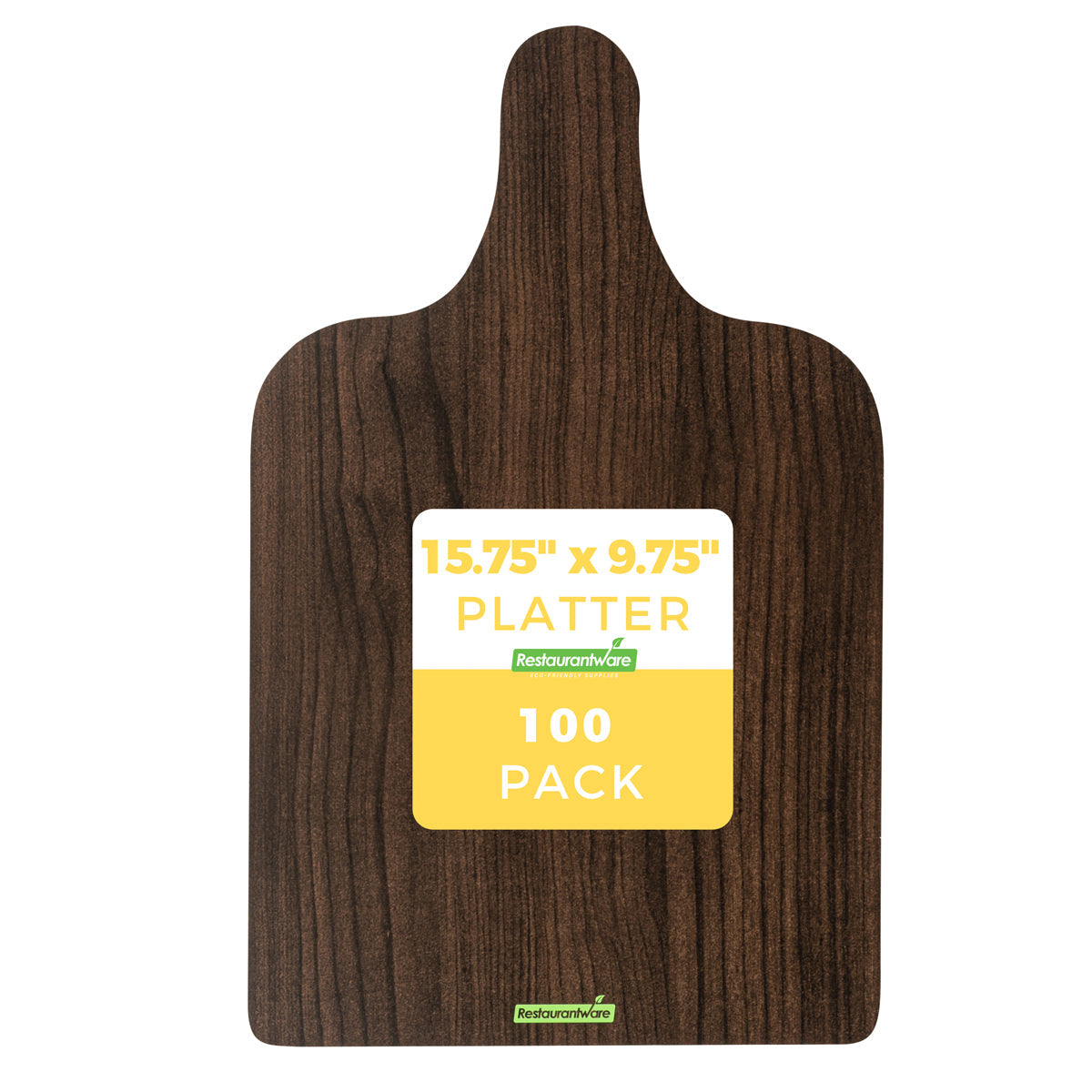 Restaurantware Dark Cardboard Cheese Board - 15.75in x 9.75in 10 CT