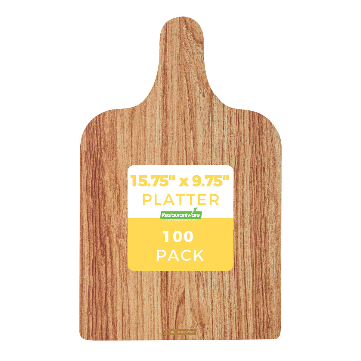 Restaurantware Natural Cardboard Cheese Board - 15.75in x 9.75in 10 CT