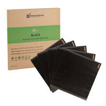 Wholesale Restaurantware Black Paper Bakery Wrap & Basket Liner - 12in x 12in 200 CT-10ct Case Bulk