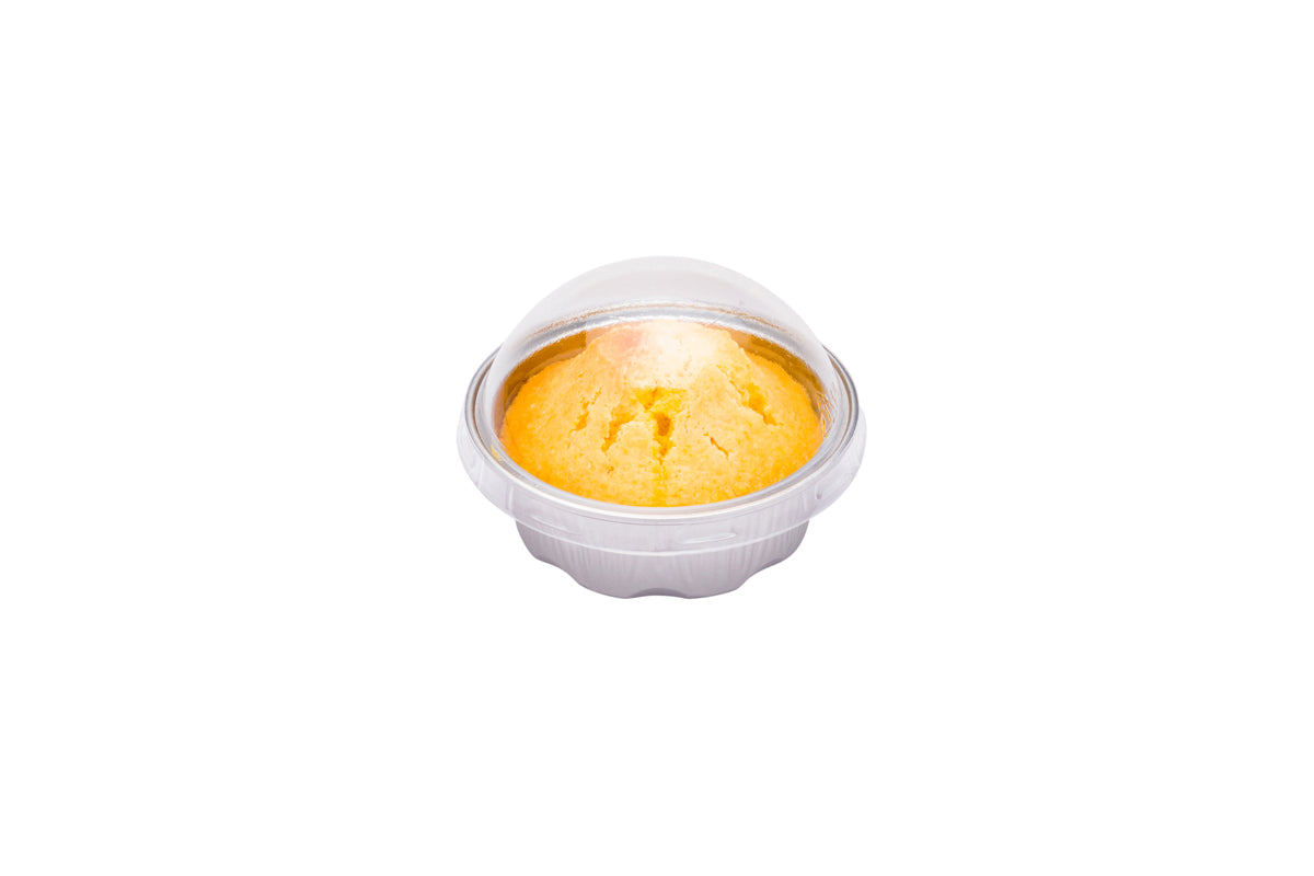 Wholesale Restaurantware 2 oz Round Silver Aluminum Baking Cup with Plastic Dome Lid- Bulk