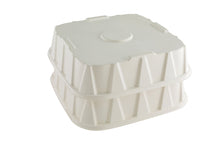 Wholesale Restaurantware Square White Sugarcane Tray Lid - Fits 18in-100 CT Bulk