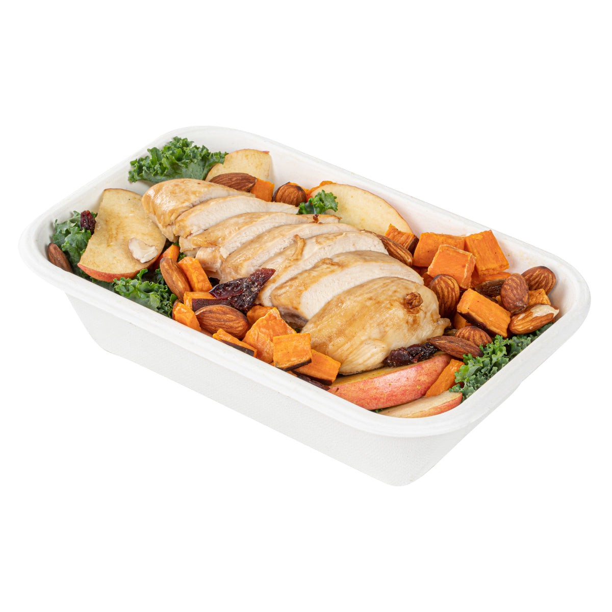 Wholesale Restaurantware 32 oz Rectangle White Sugarcane Container-100 CT Bulk