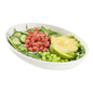 Wholesale Restaurantware 26 oz Oval White Sugarcane Salad Plate-100 CT Bulk