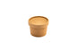 Wholesale Restaurantware Coppetta Round Kraft Paper To Go Cup Lid - Fits 4 oz 50 CT- Bulk