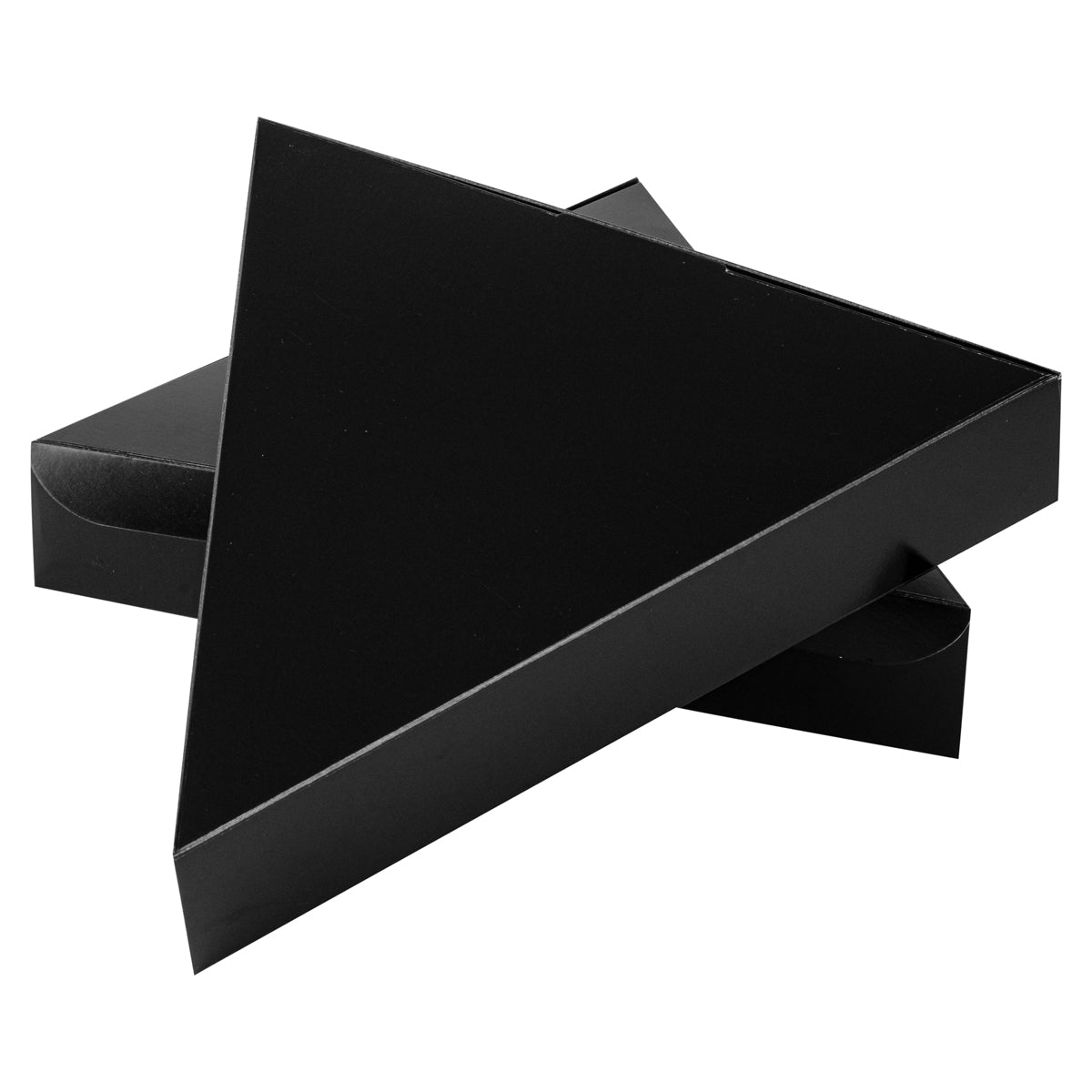 Restaurantware Black Paper Pizza Slice Box, Clamshell