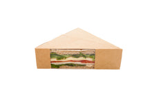 Wholesale Restaurantware Triangle Kraft Paper Small Sandwich Box 25 CT- Bulk