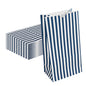 Wholesale Restaurantware Blue & White Stripe Paper Bag, 4 lb- Bulk