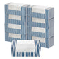 Restaurantware Blue & White Stripe Paper Box