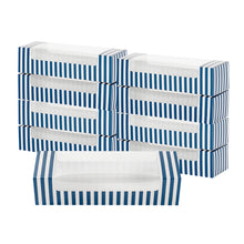 Wholesale Restaurantware Blue and White Stripe Paper Box- Bulk