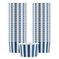 Restaurantware 3 oz Round Blue & White Stripe Paper Cup 50 CT