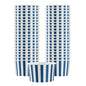Wholesale Restaurantware 5 oz Round Blue & White Stripe Paper Cup 50 CT-4ct Case Bulk