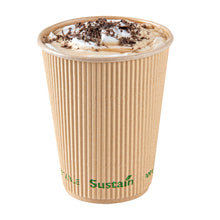 Wholesale Restaurantware 12 oz Kraft Paper Coffee Cup 25 CT- Bulk