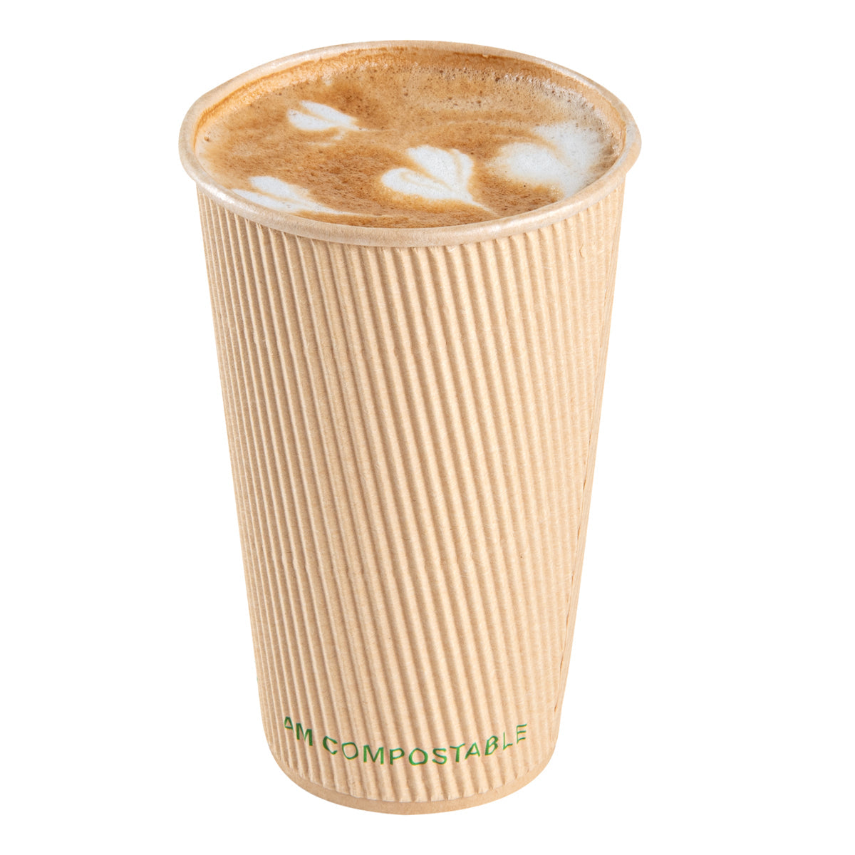 Restaurantware 16 oz Kraft Paper Coffee Cup 25 CT