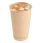 Wholesale Restaurantware 16 oz Kraft Paper Coffee Cup 25 CT- Bulk