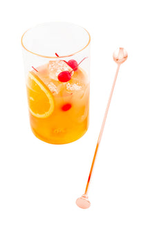 Restaurantware Copper-Plated Stainless Steel Muddler Barspoon