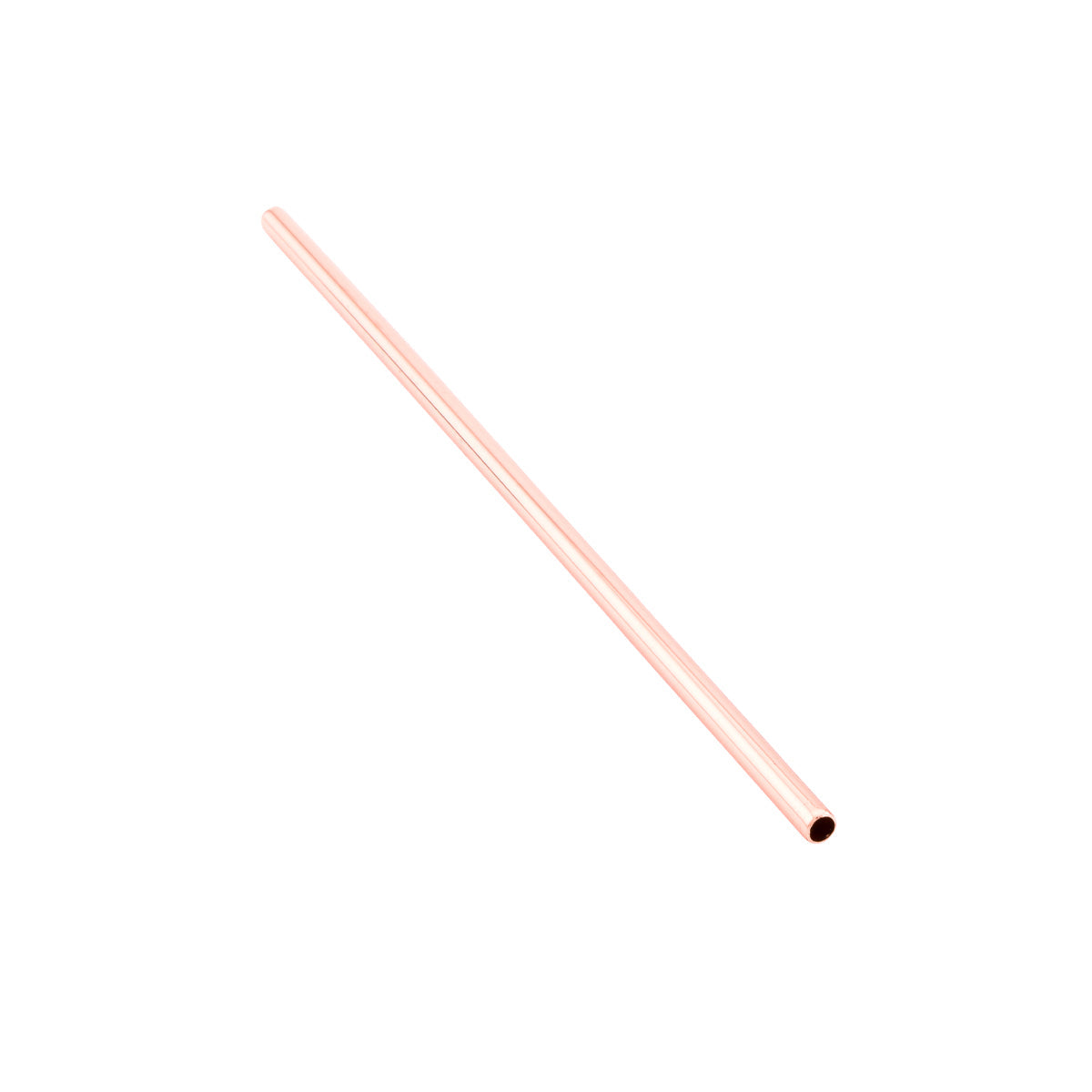 Wholesale Restaurantware Copper-Plated Stainless Steel Straw - 7.5in-2 CT Bulk