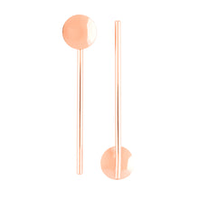 Wholesale Restaurantware Copper-Plated Stainless Steel Julep Spoon Straw - 5in- Bulk