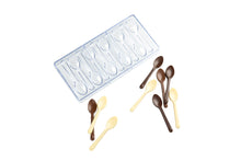 Restaurantware Polycarbonate Spoon Candy/Chocolate Mold - 10-Compartment