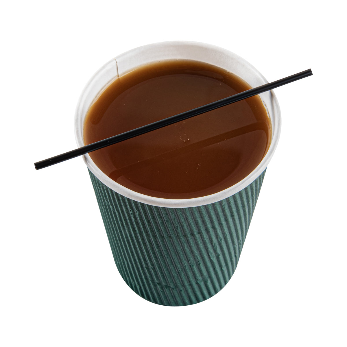 Restaurantware Restpresso Black Plastic Coffee Stirrer - 5in 500 CT