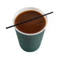 Wholesale Restaurantware Restpresso Black Plastic Coffee Stirrer - 5in 500 CT- Bulk