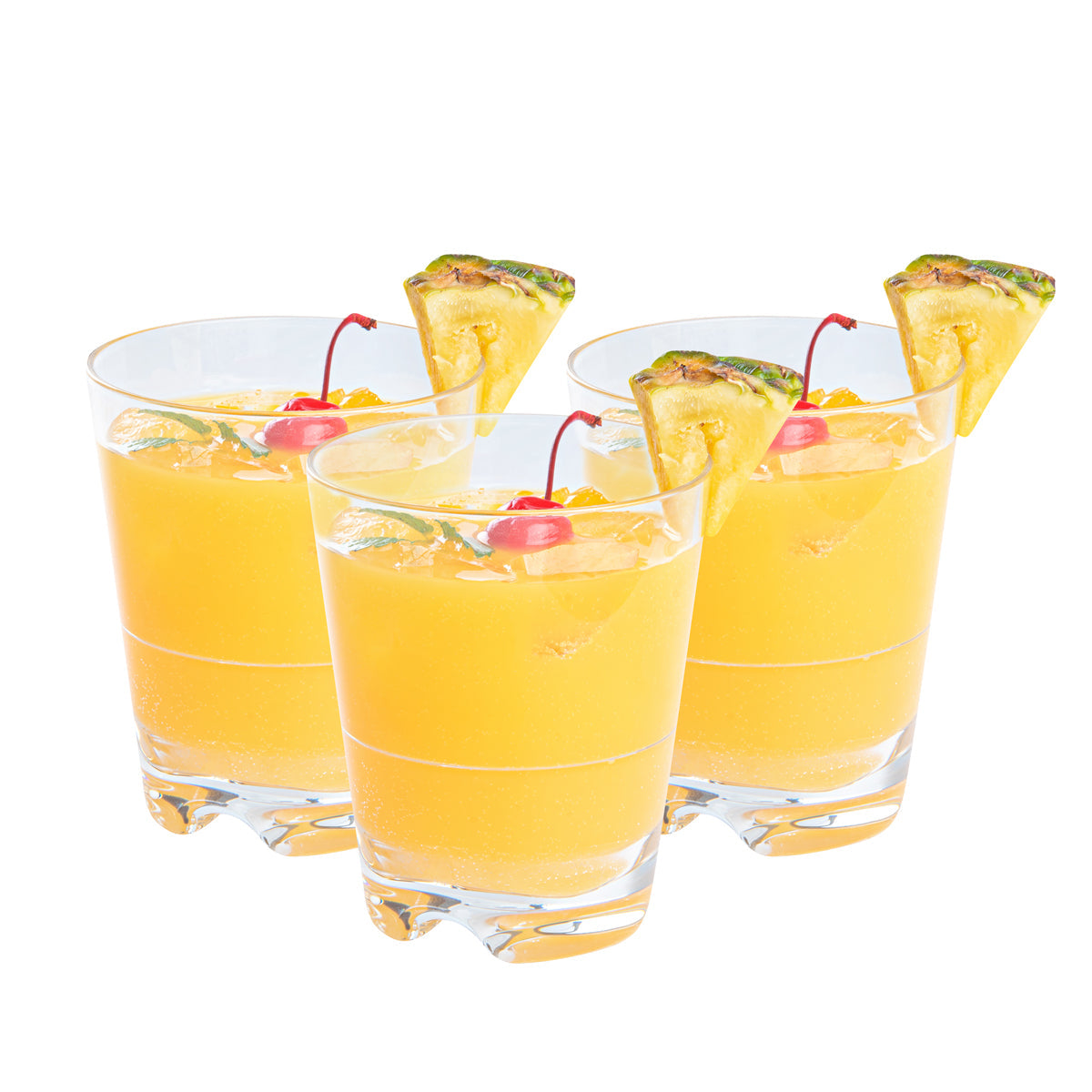 Restaurantware 14 oz Polycarbonate Old Fashioned Glass 6 CT