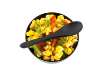 Wholesale Restaurantware Black Bamboo Mini Spoon - 3.5in- Bulk