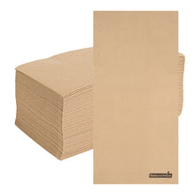 Wholesale Restaurantware Rectangle Kraft Paper Linen-Feel Guest Towel - Air Laid 50 CT-12ct Case Bulk