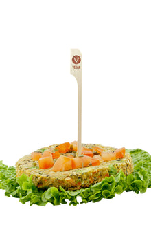 Wholesale Restaurantware Bamboo Paddle Skewer/Food Marker, Vegan - 4in 100 CT-10ct Case Bulk