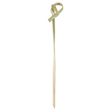 Wholesale Restaurantware Natural Bamboo Twisted Knot Pick - 4in x.5in 100 CT- Bulk